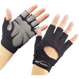 Hopedas Fitness Gloves, Training Gloves, Palm Protection for Men and Women, Sports Gloves for Weightlifting, Strength Training, Bodybuilding, Gym Workout, Strength Sports & Crossfit Training