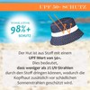 TOSKATOK® UPF 50+ Polka Dot Cotton Sun Hat for Women