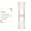 XCD Borosilicate Glass Straight Adapter with 14/20 Ground Outer Standard