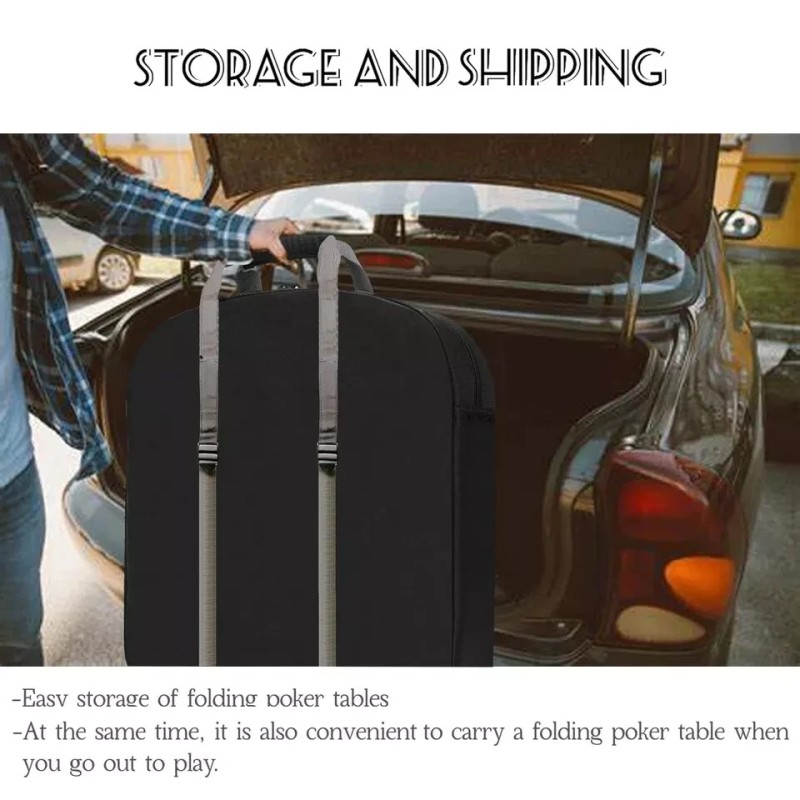 Poker Table Bag for Folding Poker Table Storage or Carry,