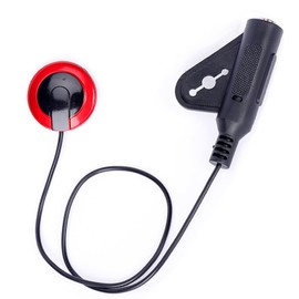 YFFSFDC Guitar Pickup, Piezo Pickup, External Sound Rejection, For Guitar, Mandolin, Violin, Ukulele, Clip Type, Length, Black, Microphone