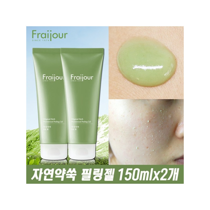 Natural Mugwort Peeling Gel/Exfoliator 150ml / 자연약쑥 필링젤각질제거제 150ml