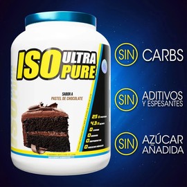 Proteína ISO Ultra Pure de BHP Nutrition en Polvo, 908 g Sabor Chocolate