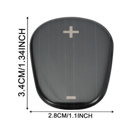 TOMALL Stainless Steel Car Gear Shift Knob Cover Compatible with Chevy Equinox 2018-2020 Shift Panel Trim Gear Lever Cover for Car Interior Car Accessories (Black Brushed)