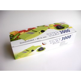TNS 3000 All-in-One Mandolinen-Gemüse-/Obstschneider, Julienne-Schneider, Entsafter – Orange