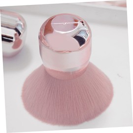Beavorty 1pc Pink Mushroom Makeup Brush for Loose Powder and Blush Application Handle Cosmetic Brush for Teen Girls for Home Use Random Style