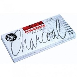 SG Education JAK 7622 Jakar Compressed Charcoal Stick, Black (Pack of 12)