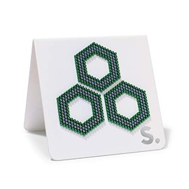 Speks Show Off Stand - Double Sided, Powder Coated Steel Magnetic Display Board - White