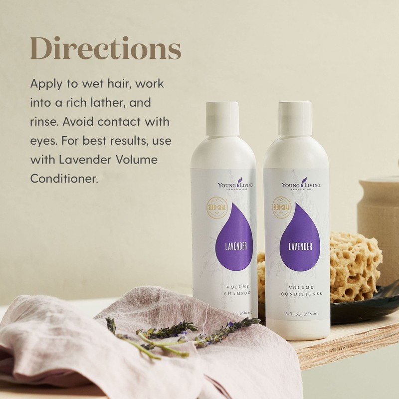 Young Living Lavender Volume Shampoo, 8 fl oz - Nourishes
