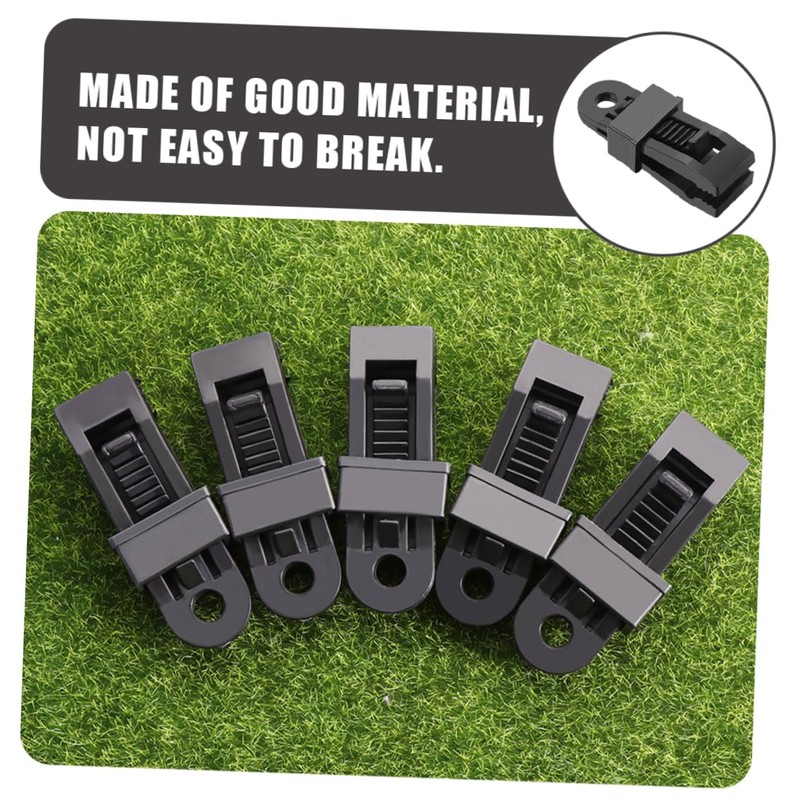 Sosoport 30pcs Heavy Duty Tent Clips for Camping Outdoor Events