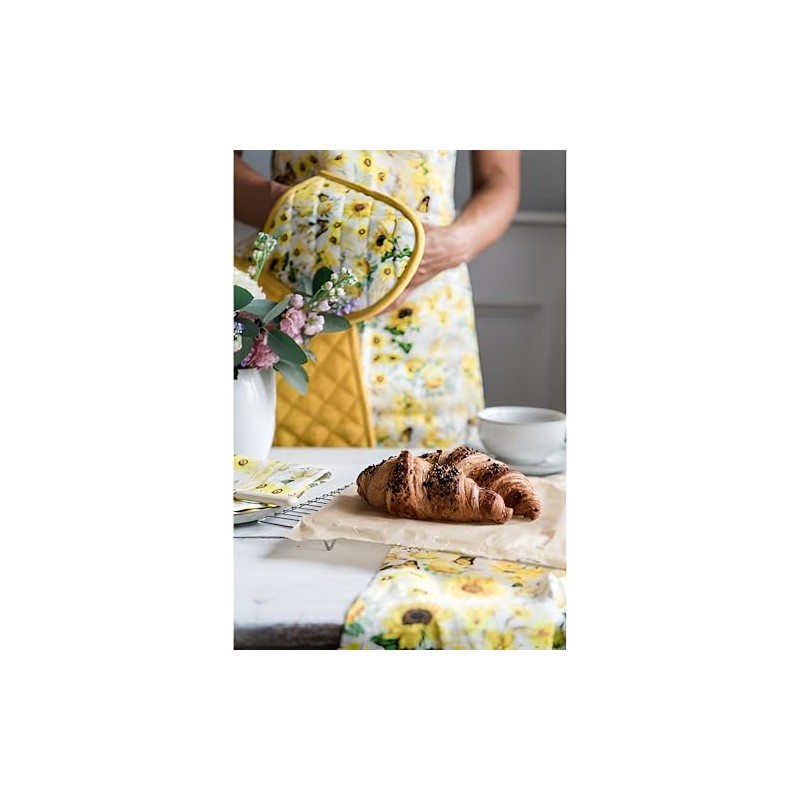 Museums & Galleries Double Oven Gloves - Heat Resistant Organic