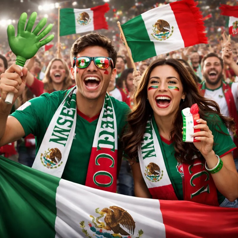 Conjunto Para Aficionados Del Mundial De México 2026