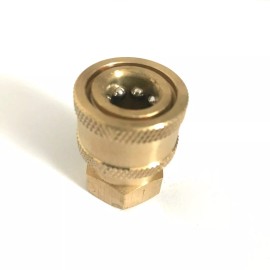 Unbranded/Generic Pressure Washer 1/4" Female (FNPT) Brass Quick Connect Coupler