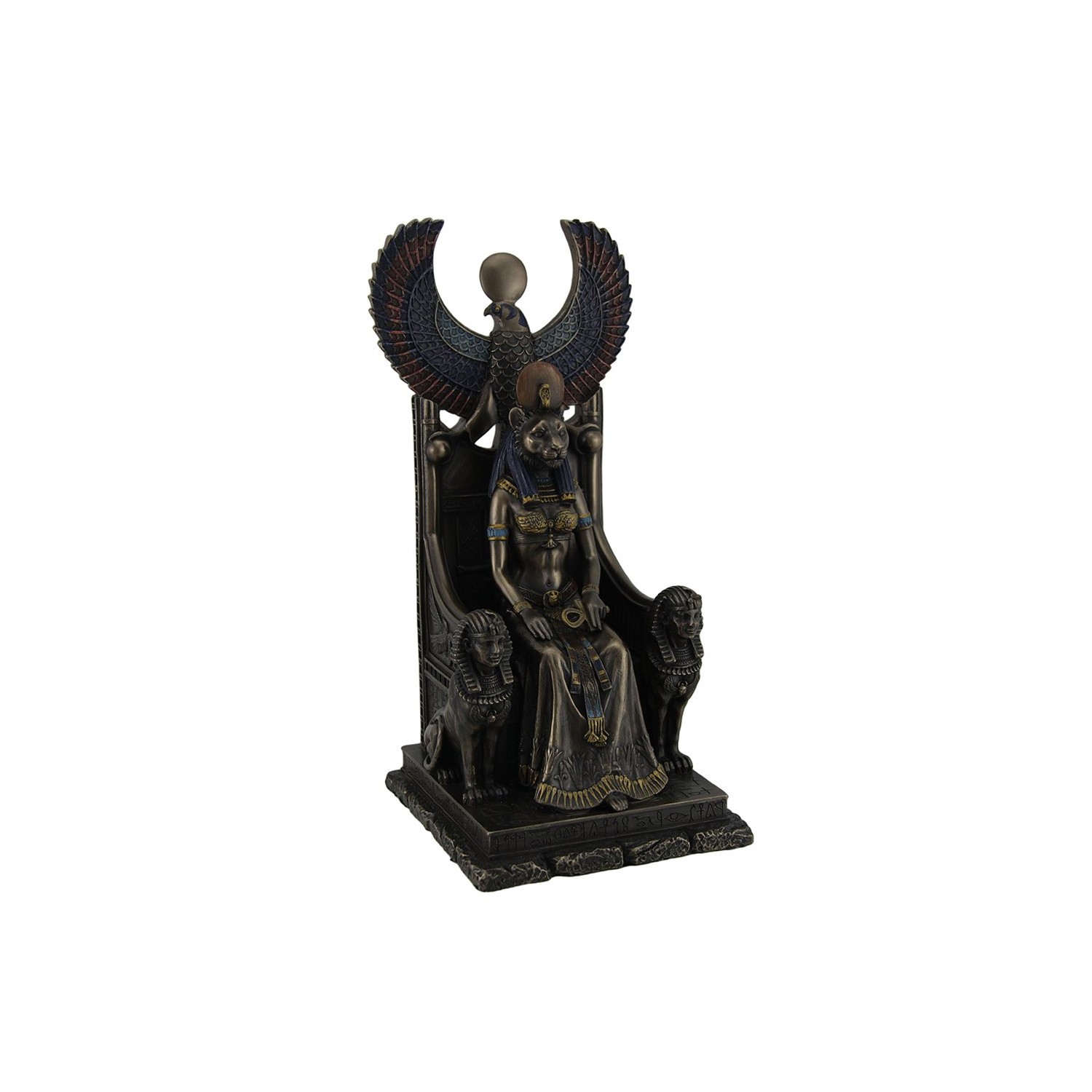Resin Statues Ancient Egyptian Goddess Of Healing Sekhmet Sitting On ...