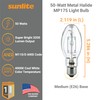 Sunlite M110/O Protected Metal Halide Lamp 50W Clear