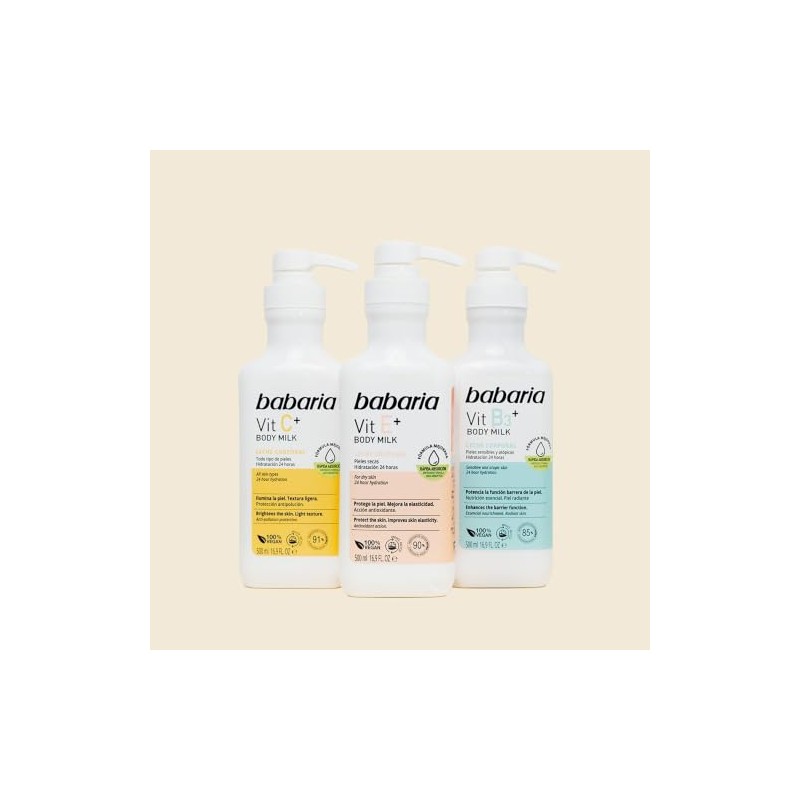 Babaria Crema Hidratante Corporal Vitamina 500