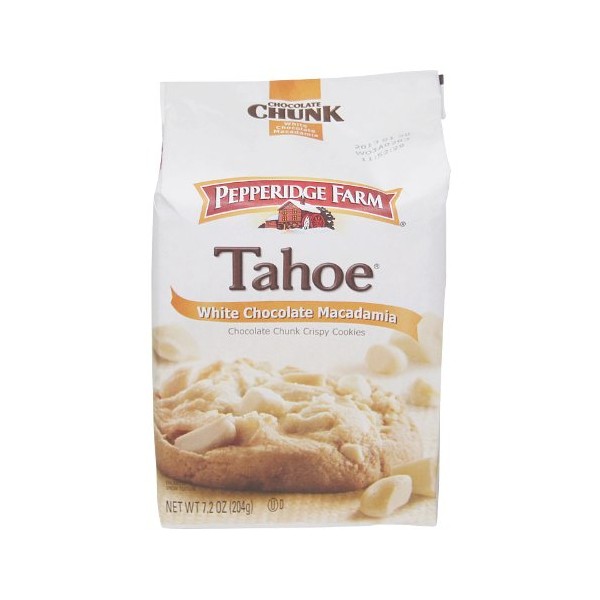 Pepperidge Farm Chocolate Chunk Crispy Cookies, Tahoe White Chocolate Macadamia,