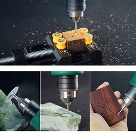 260W Rotary Tool Power Die Electric Multi-function Grinder Carver Set, Stepless Variable Speed Adjustment, 31000RPM, Lightweight