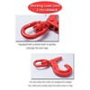 Swivel Self-Locking Hook 6944 lbs Grade 80 Swivel Self Locking