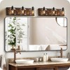 GOEBLESON 3-Light Bathroom Fixture, 23.2" Large Farmhouse Vanity Light, E26