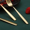 Berglander Gold Forks of 6, Stainless Steel Titanium Golden Plating