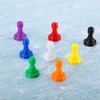 Gejoy 128 Pcs Board Game Pieces Multicolor Plastic Pawns Game