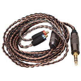 MMCX 3.5mm Earphone Cable OFC 8 Core Replacement Headphone Upgrade Cable for SE535 UE900 UE900s SE215 SE425 BGVP