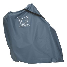 OSTRICH L-100 Round Bag, Old Blue, Size: H 43.3 x W 37.4 x D 9.8 inches (1,100 x 950 x 250 mm)