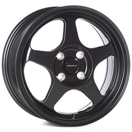 Circuit Performance CP22 15×6.5 Flat Black 4×100 [+35mm] Wheels Spoon Style Rims compatible with Honda Civic, Acura Integra, Mazda Miata