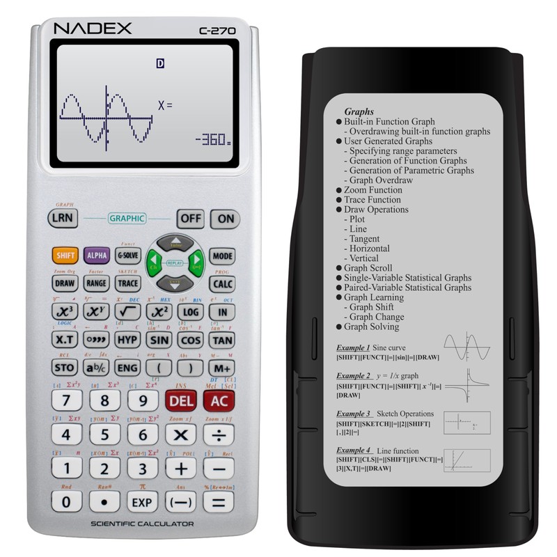 Scientific Calculator with Graph Functions for College and High School