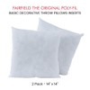 Fairfield Poly-Fil Basic, Personalizable Pillow Inserts, Pillow Inserts for Decorative