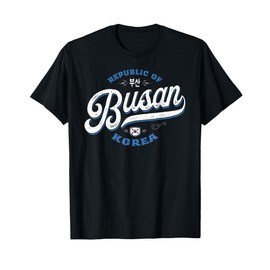 Busan South Korea - Vintage Pusan Korean Hangul Travel T-Shirt