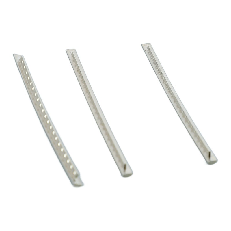 24Pcs Guitar Fret Wire Nickel Plated Alloy Copper Clear Bright