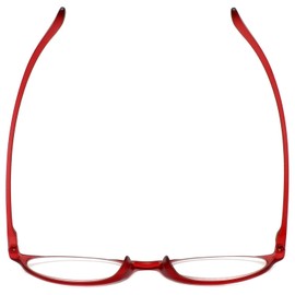 Calabria 719 Flexie 2 Pack Flexible Reading Glasses +2.00 Red/Violet Purple Men Women Trendy Bendable Readers TR-90 Durable