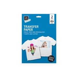 2 Pack A4 T-Shirt Transfer Paper Easy Iron