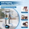 iFealClear Upgraded 4-in-1 Bathroom Sink Drain Strainer, Universal Pop Up
