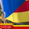 Large Catalan Flag 5ft x 3ft Free Standing Catalan Flag