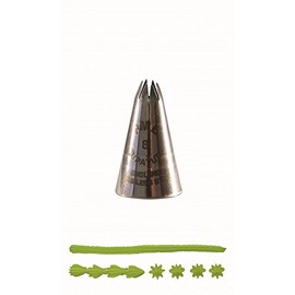 PME Seamless Stainless Steel Extra Large Star Supatube no. 8