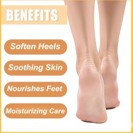 Bálsamo de pies con miel de manuka, crema hidratante para manos y pies para talones secos agrietados, bálsamo para talones, para mujeres y hombres, cr