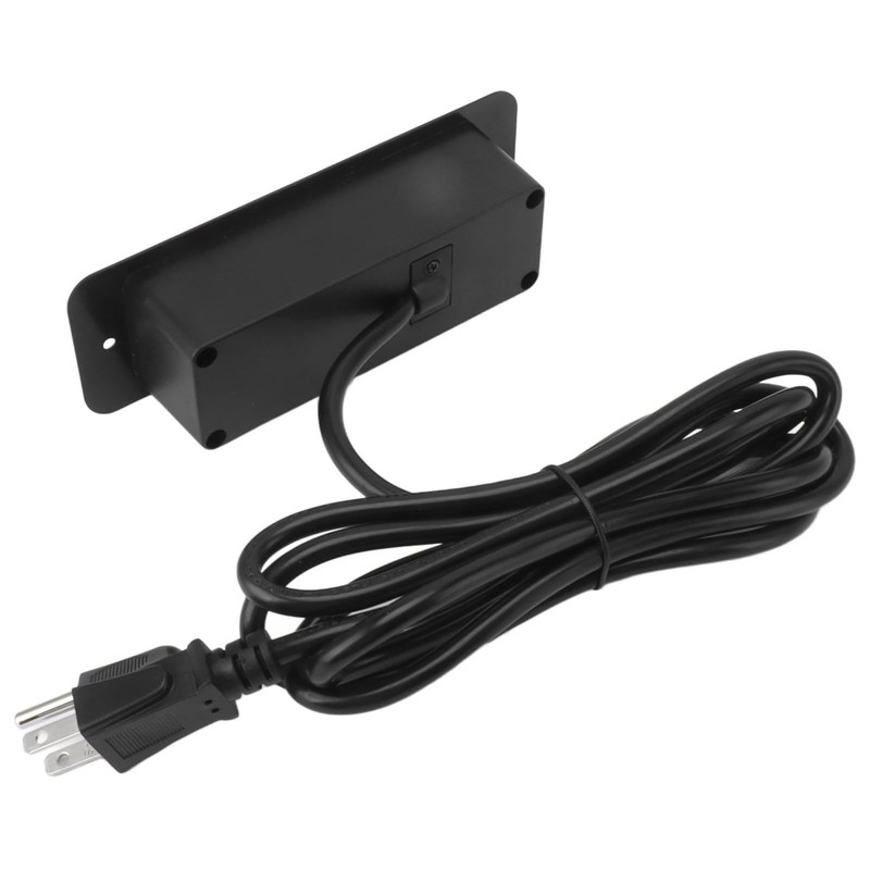 Desk Recessed Power Outlet: Embedded Power Strip with Fireproof Plastic