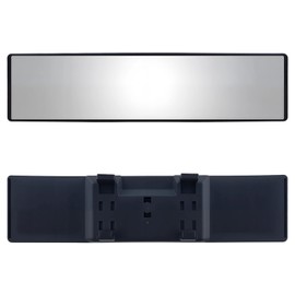 300 x 78mm Auto Rückspiegel, Universal Auto Panorama Rückspiegel zum Aufstecken, Blendschutz Auto Innenspiegel, gute Lösung für toten Winkel, für Autos, SUVs, LKWs