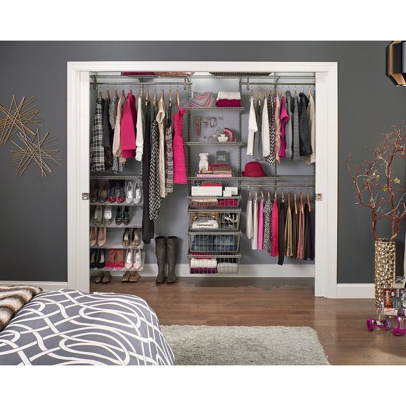 ClosetMaid SuperSlide Adjustable Hanging Closet Rod from 2 to 4