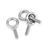 QWORK Eye Bolt, 20 Pack 1/2" -13 x 1-1/2" Marine
