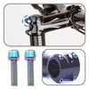 SING F LTD 12PCS Bike Stem Bolts M5x17mm Titanium Alloy