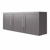 SystemBuild Evolution Camberly Framed Wall Cabinet, 54", Graphite Gray