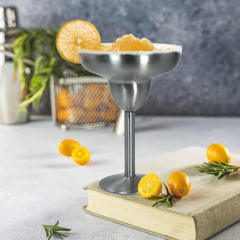 Insulated Stainless Steel 12oz Margarita Tumbler with Lid