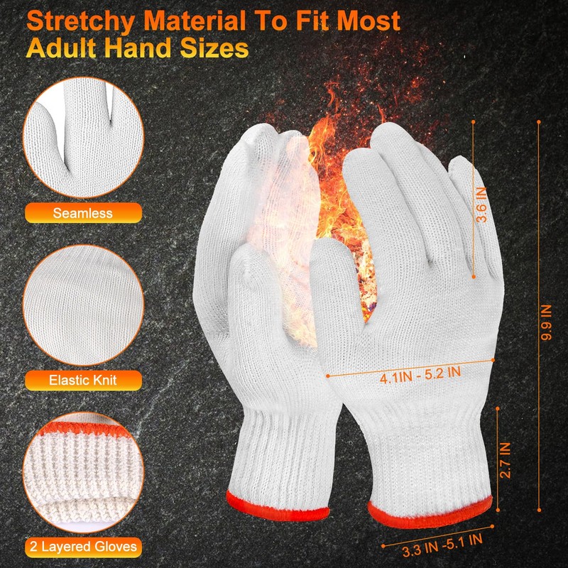 ANBOSON BBQ Gloves for Cooking Baking Grilling, 100 Count Disposable