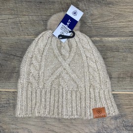 Ariat Entwine Beanie Faux Fur Pom | Fields Of Rye — New