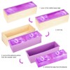 ZOENHOU 3PCS 42oz Soap Molds, Flexible Rectangular Silicone Soap Making
