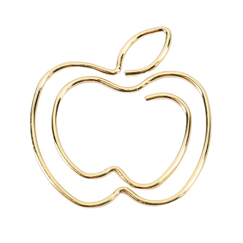 100pcs Fruit Paper Clips Cute Bookmark Pare Clips Portable Funny